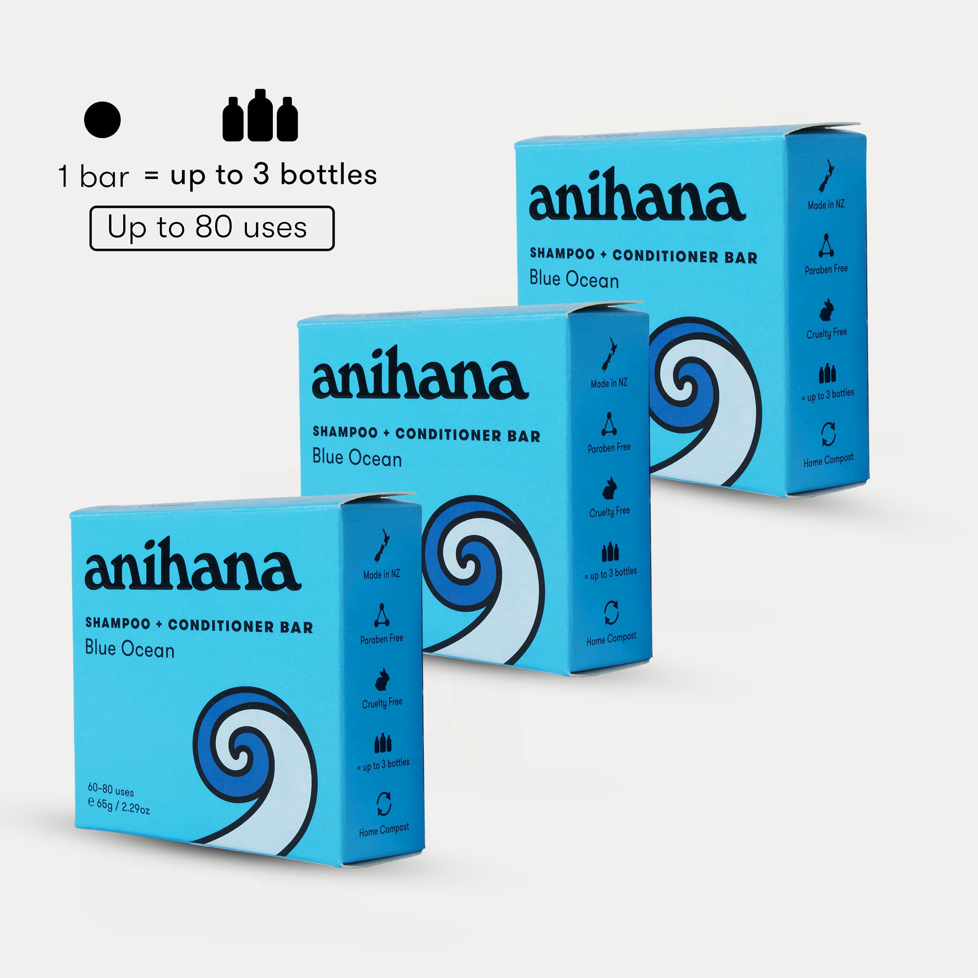 Travel-size ANIHANA bar beside luggage for easy packing