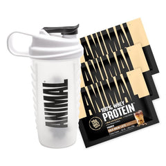 Animal 100% Whey powder canister for post-workout fueling and clean protein.