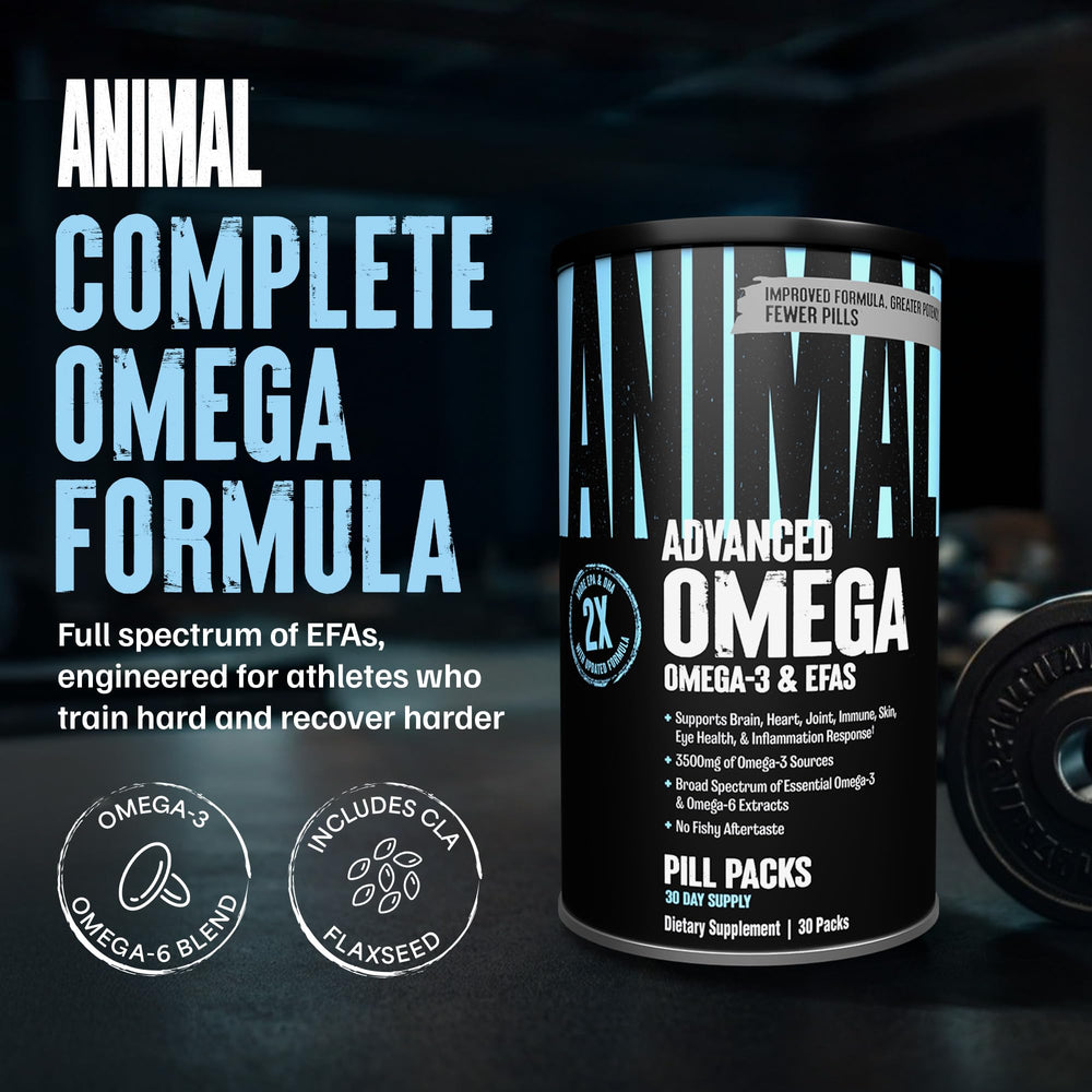 Animal Advanced Omega softgels burpless and easy to swallow during workouts
