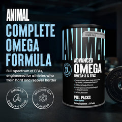 Animal Advanced Omega softgels burpless and easy to swallow during workouts