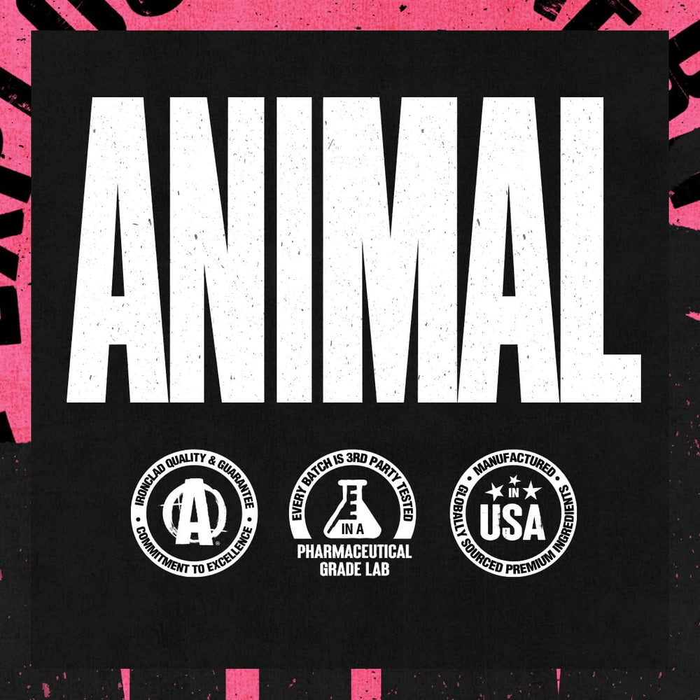 Animal Clear Whey lifestyle shot featuring active adults enjoying a refreshing shake