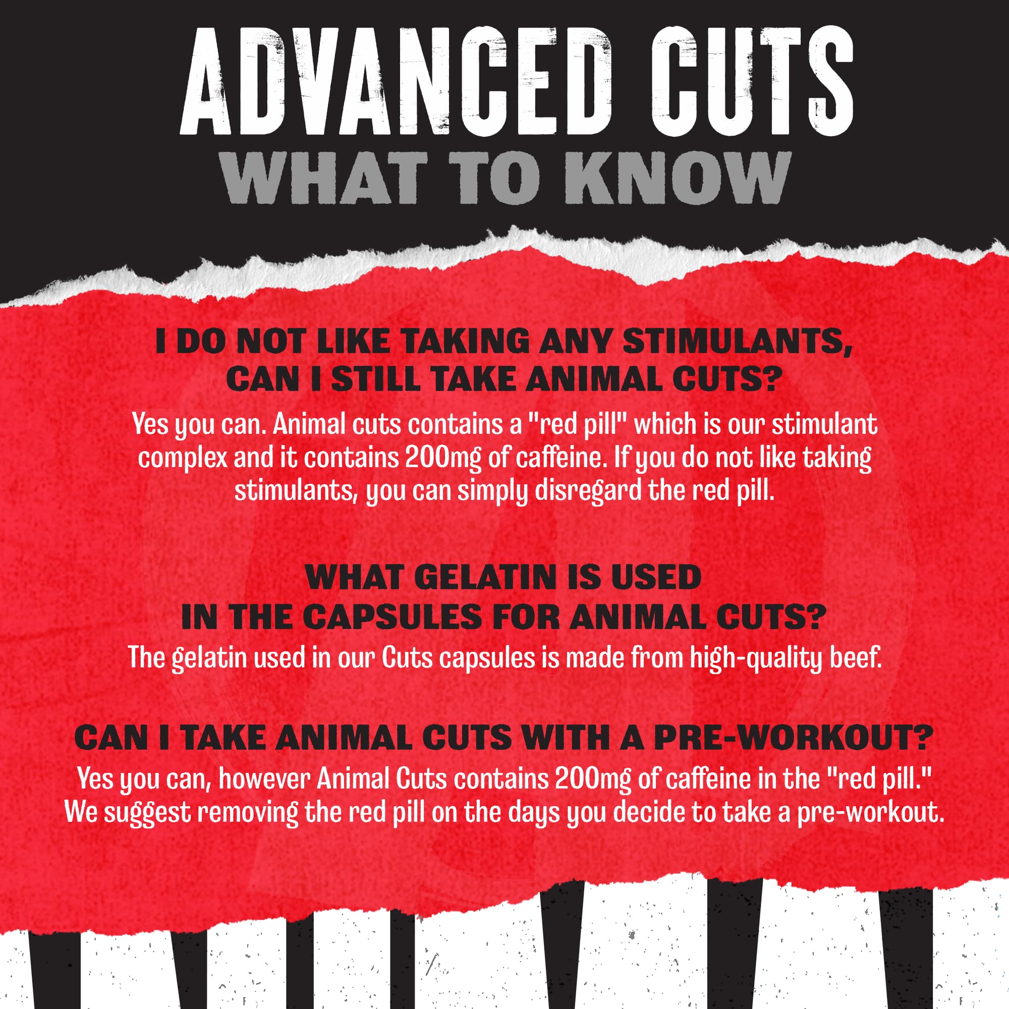 Animal Cuts GMP-certified US production ensures quality.