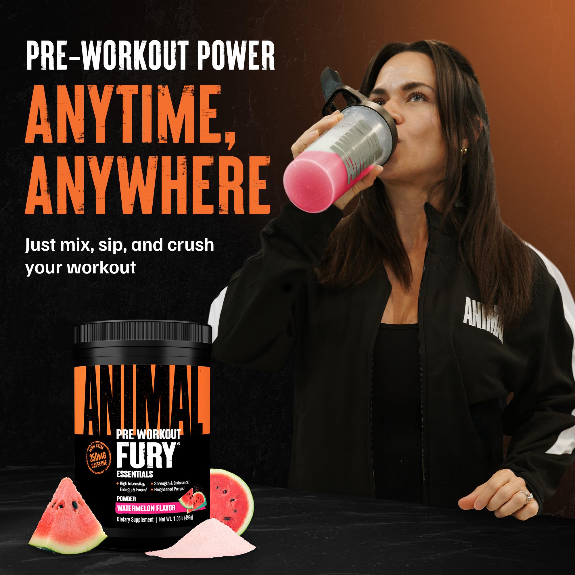 Animal Fury Citrulline Malate 6g label highlights blood flow support