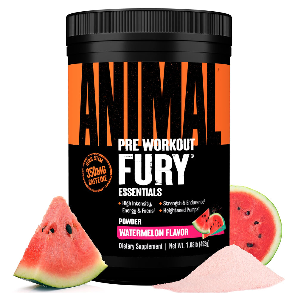 Animal Fury Watermelon scoop ready for pre-workout energy