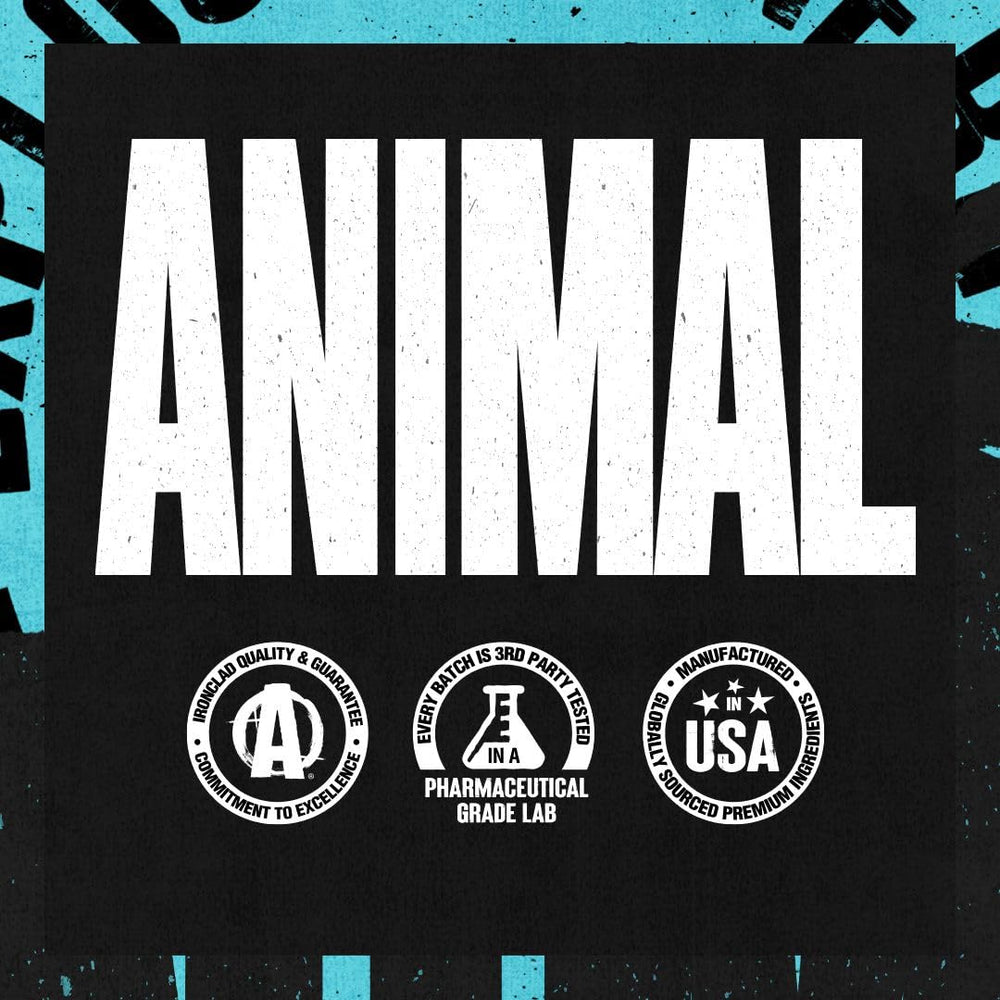 Animal Juiced Aminos ingredients table highlighting key components like Citrulline Malate.