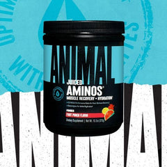 Close-up of EAA matrix powder for faster muscle support