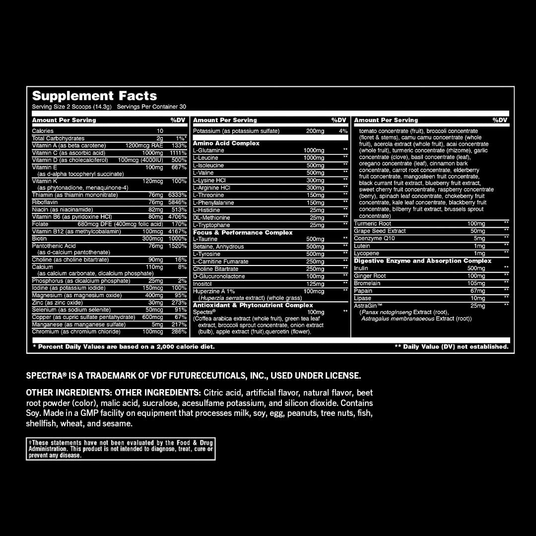 Animal Pak GMP-testing image reassures quality and safety for athletes