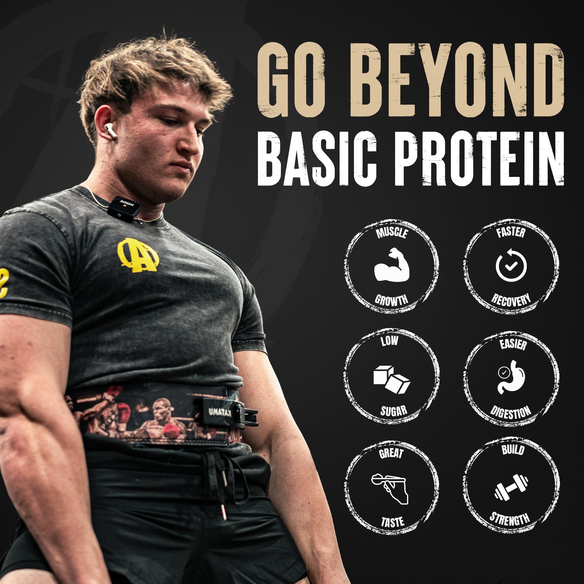 Animal Whey Isolate packaging displaying cookies & cream flavor for tasty workouts.