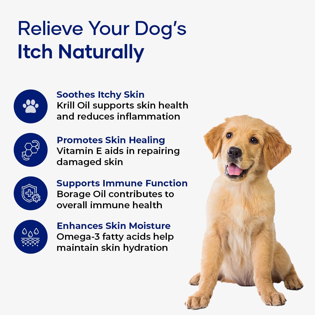 Aniwell DermaPrex bottle features borage oil for healthy coat and skin