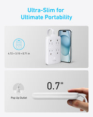 Anker Charging Station with 4 AC outlets to power laptops, tablets, and more.
