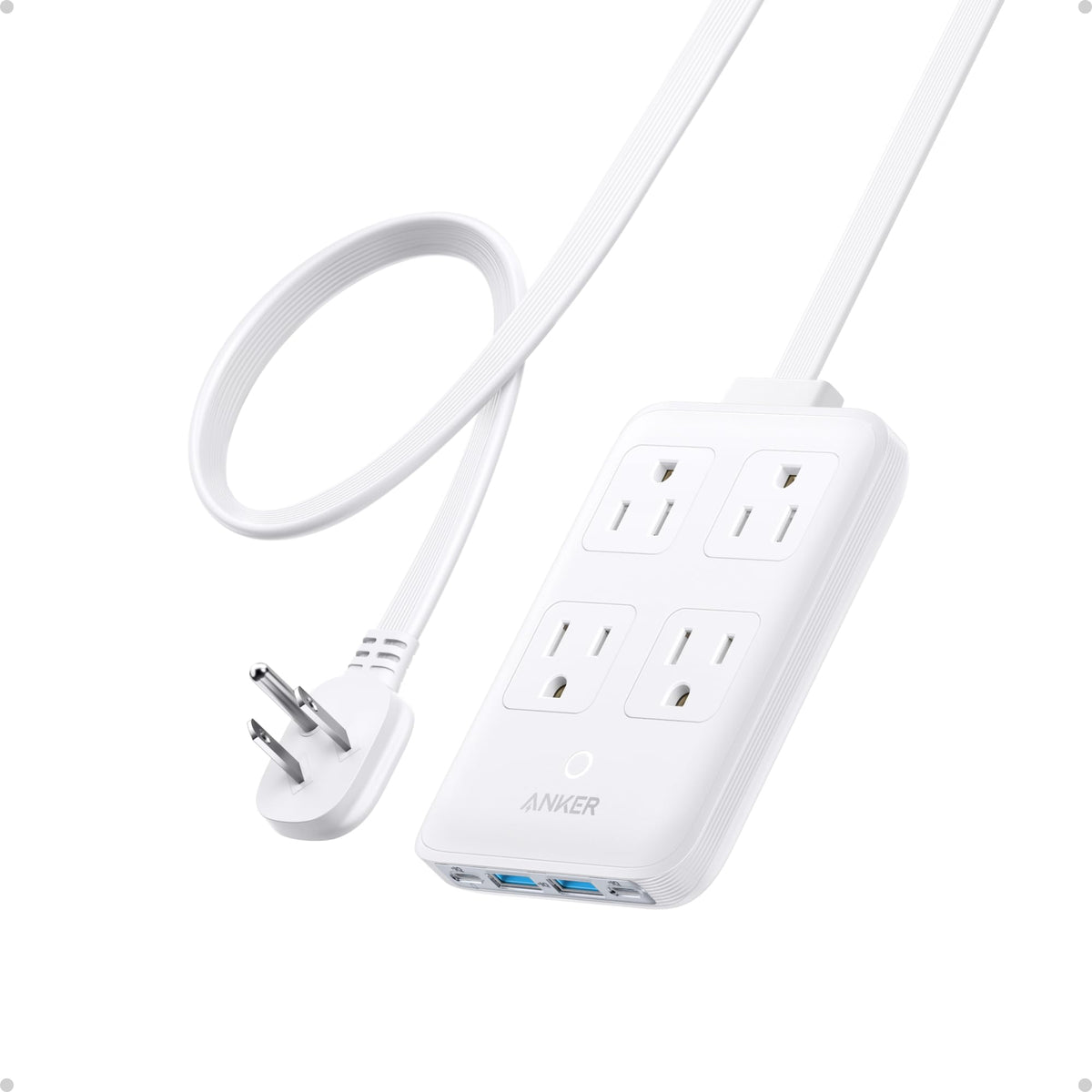 Anker Charging Station 8-in-1 powers multiple devices from a sleek hub for travel-ready setups.