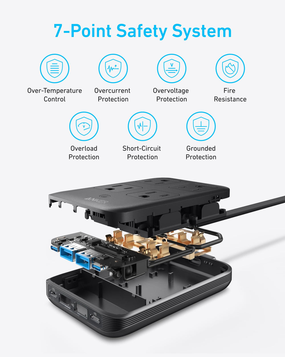 Anker charging station warranty included for peace of mind and service.