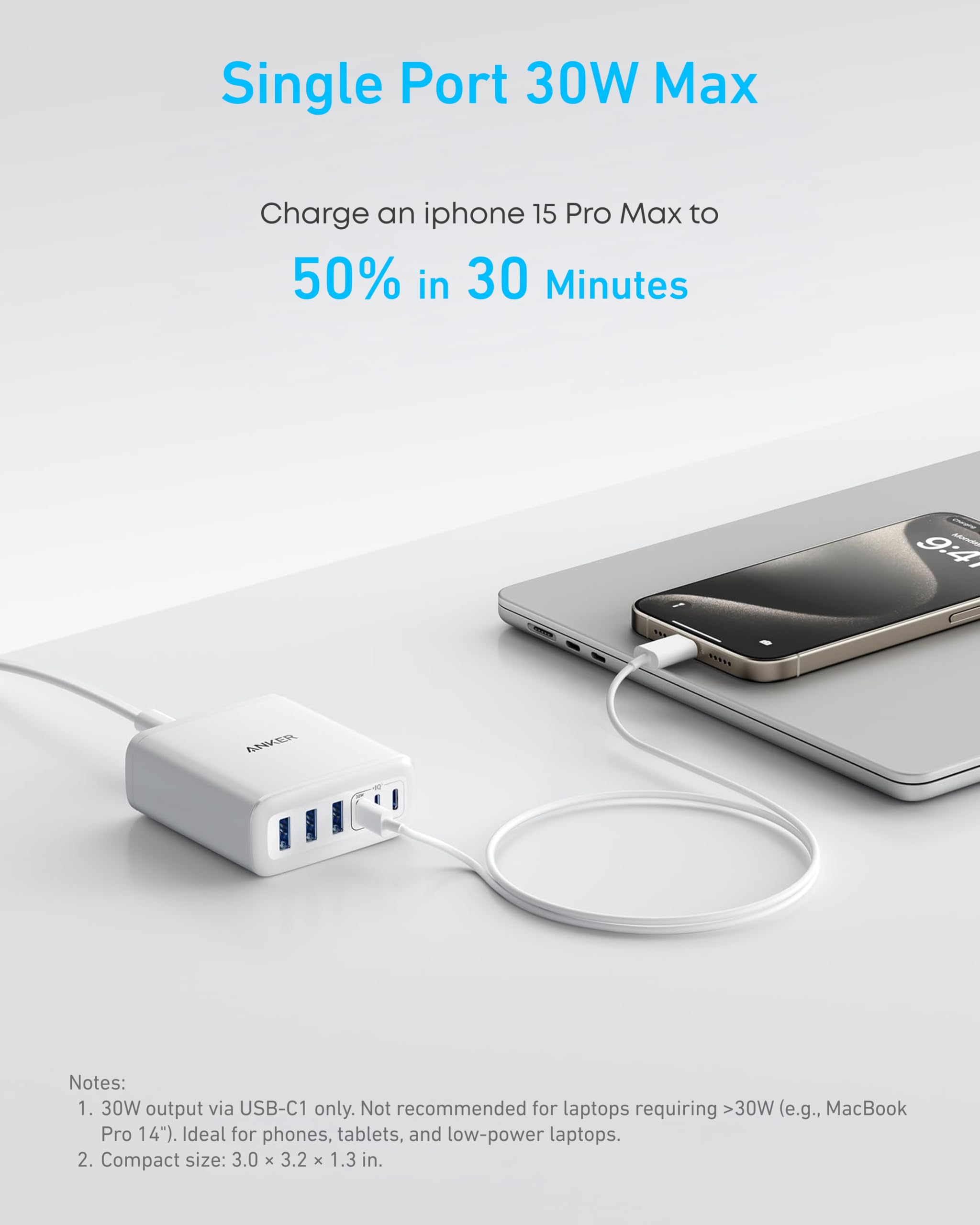 Anker silicone cable organizer keeps cords tidy on the desk