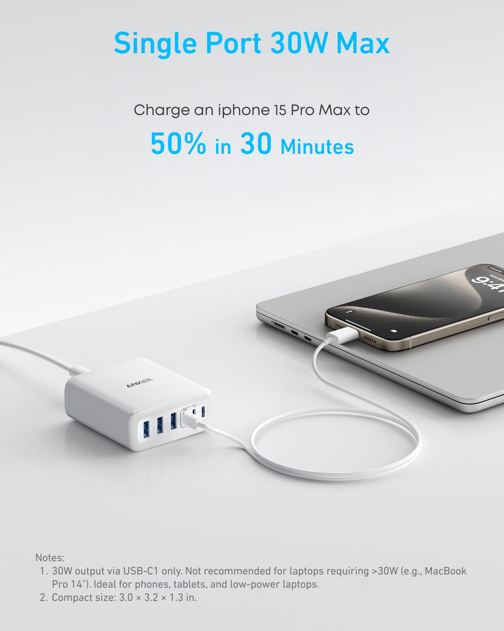 Anker silicone cable organizer keeps cords tidy on the desk
