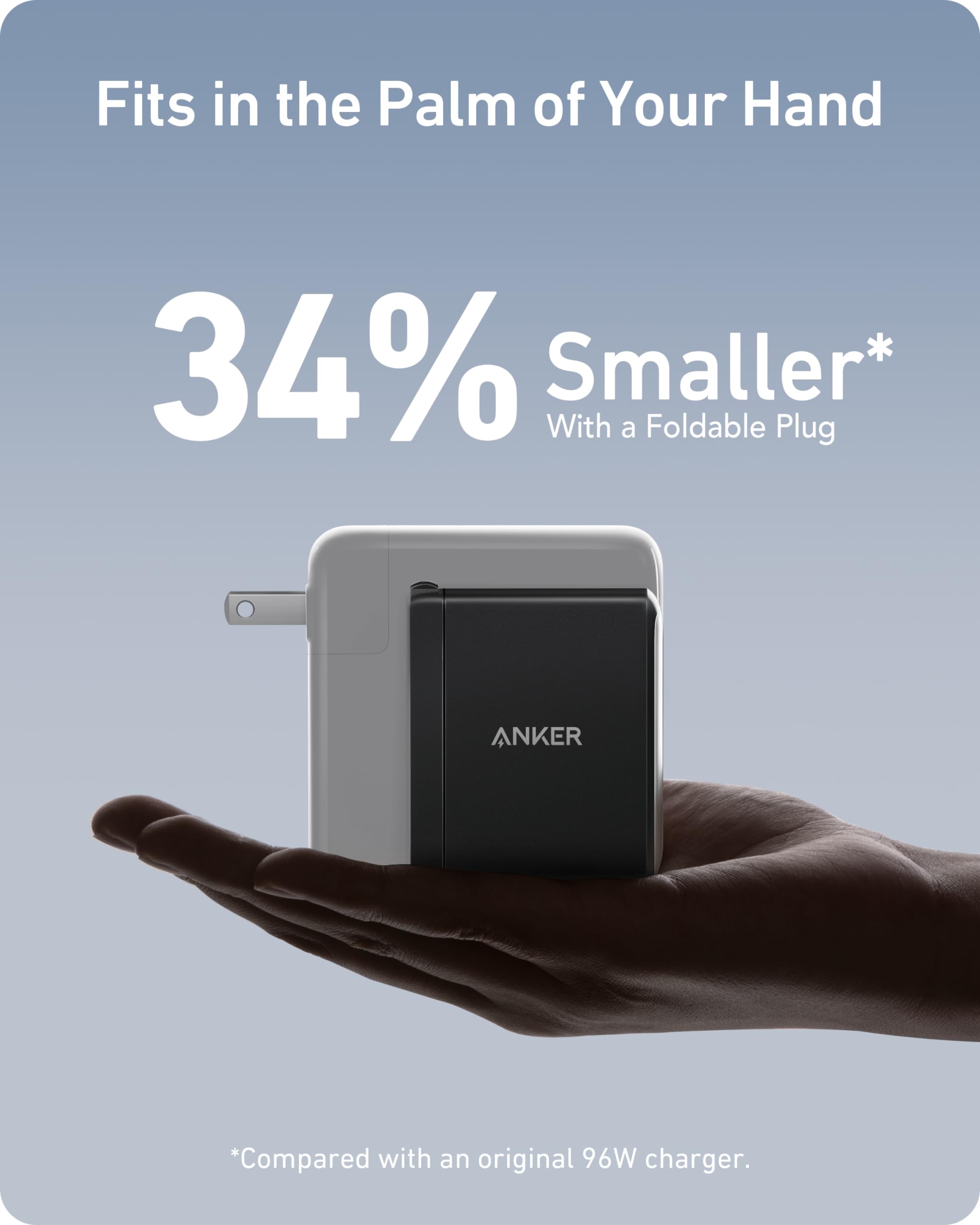 Anker Nano 100W USB-C cable 5ft for flexible desk setup