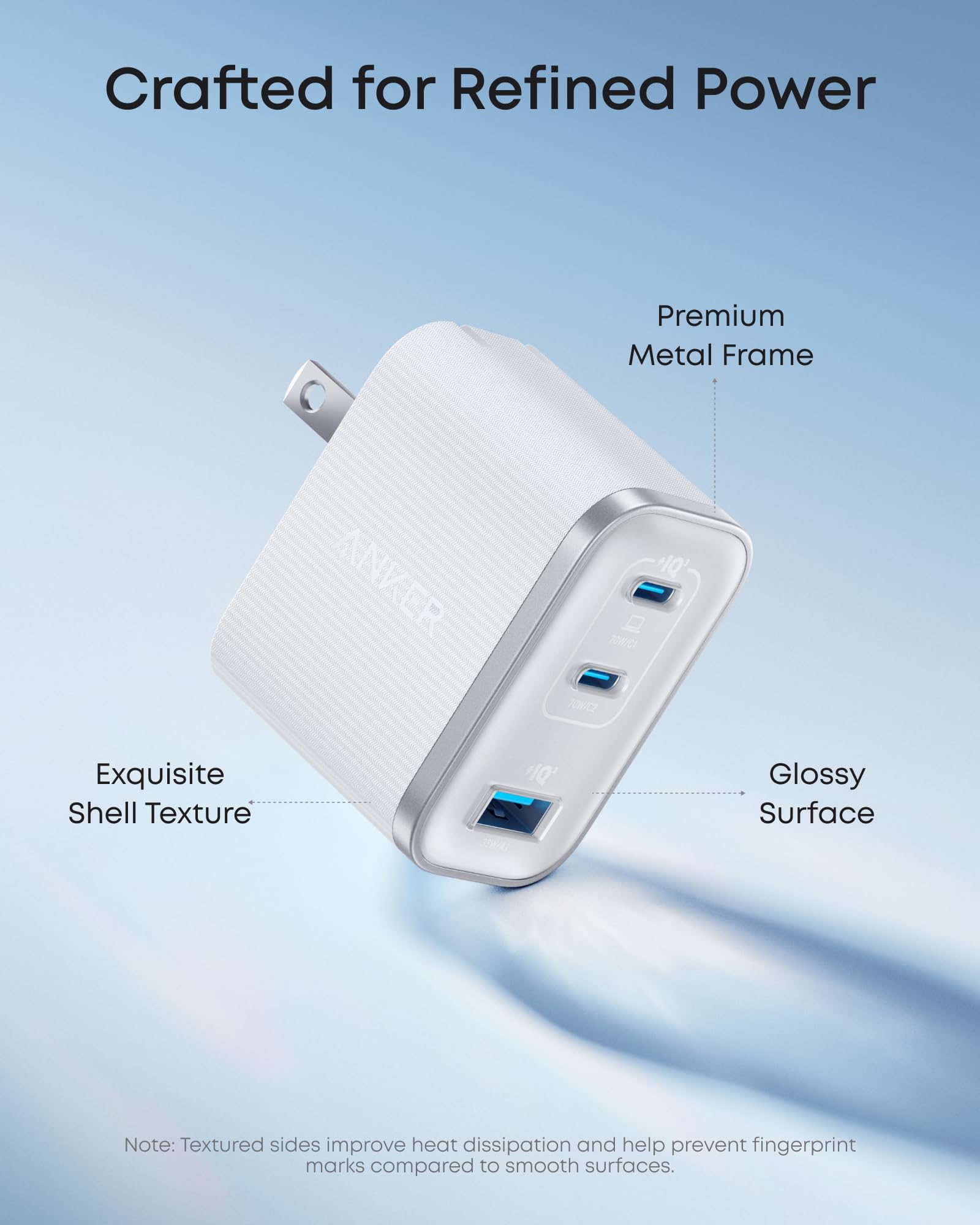 Anker Nano Charger includes USB-C cable for immediate setup