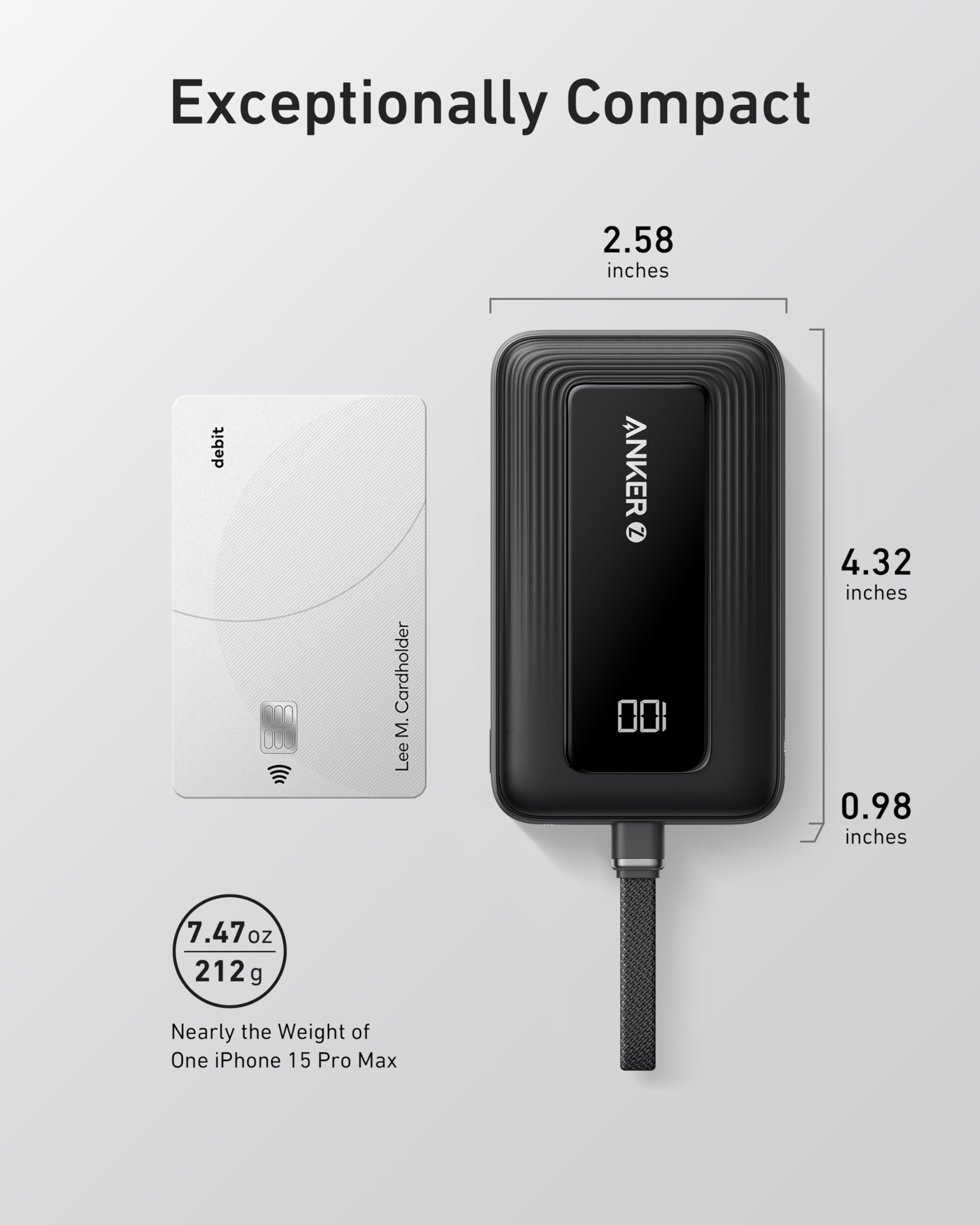 Anker Zolo Power Bank includes 18-month warranty and friendly support.