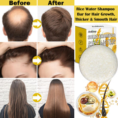 ANKOOOY shampoo bar lathering into rich foam for deep cleansing.