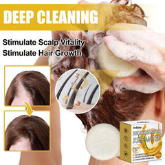 ANKOOOY travel-friendly shampoo bars in compact tin for convenient on-the-go cleansing.