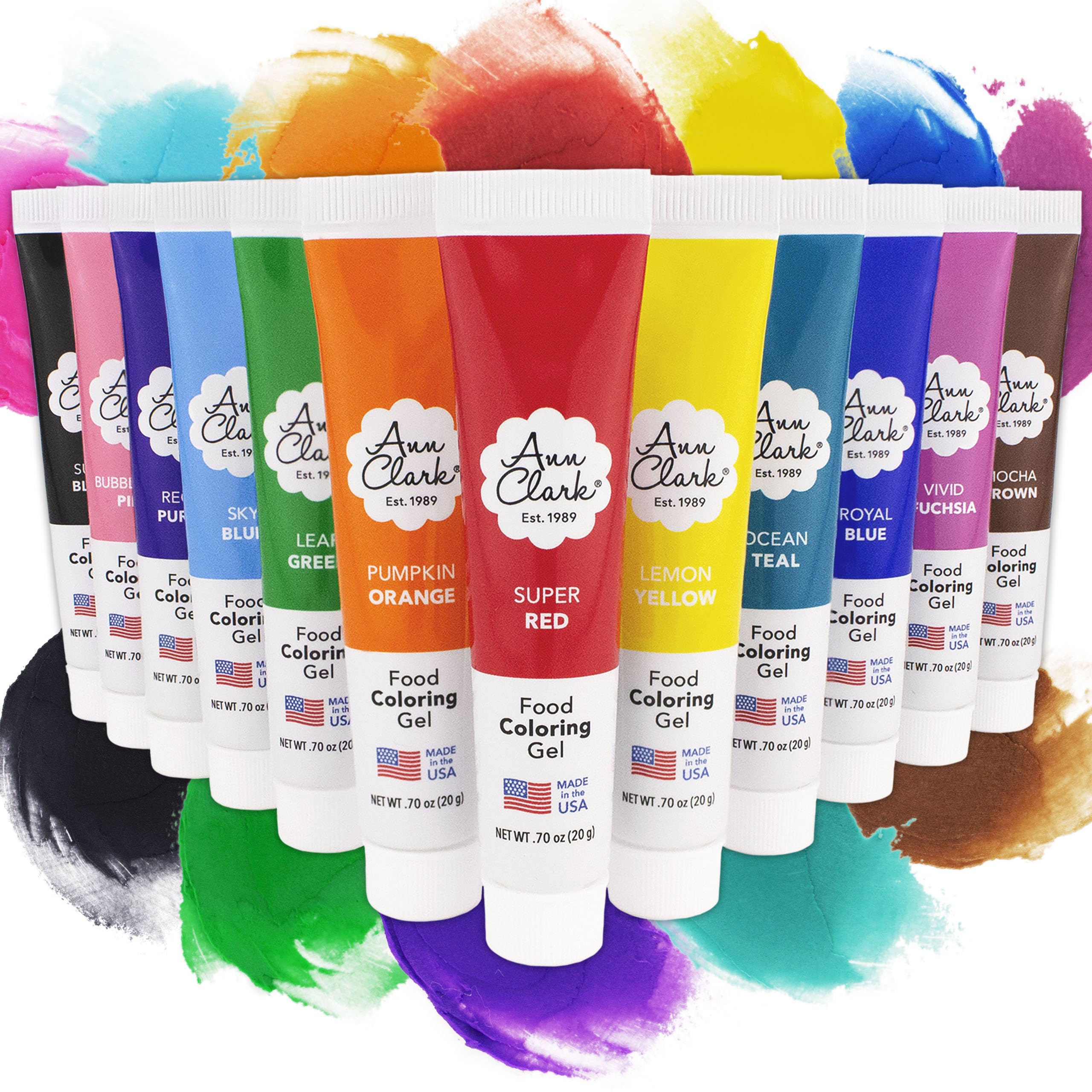 Ann Clark gel coloring in royal blue adds vibrant icing color for cookies and cakes
