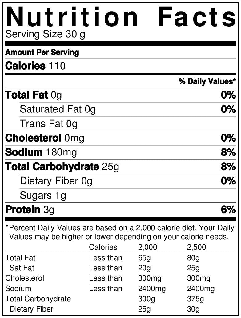 Anna and Sarah Oriental Rice Crackers close-up ingredients show all-natural vegan quality.