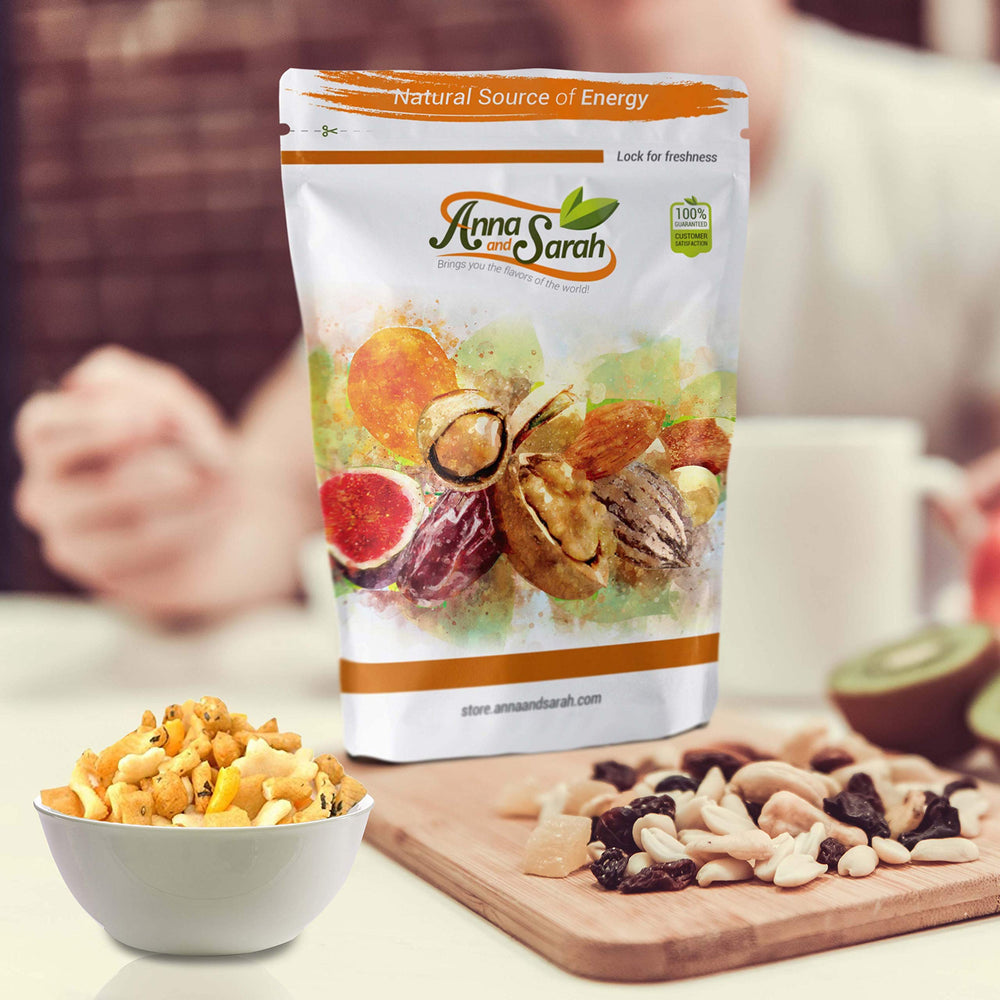 Anna and Sarah Oriental Rice Crackers packaging front highlights 2 lb bulk bag.