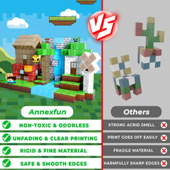 Annexfun magnetic blocks with bell-like rustling sounds.