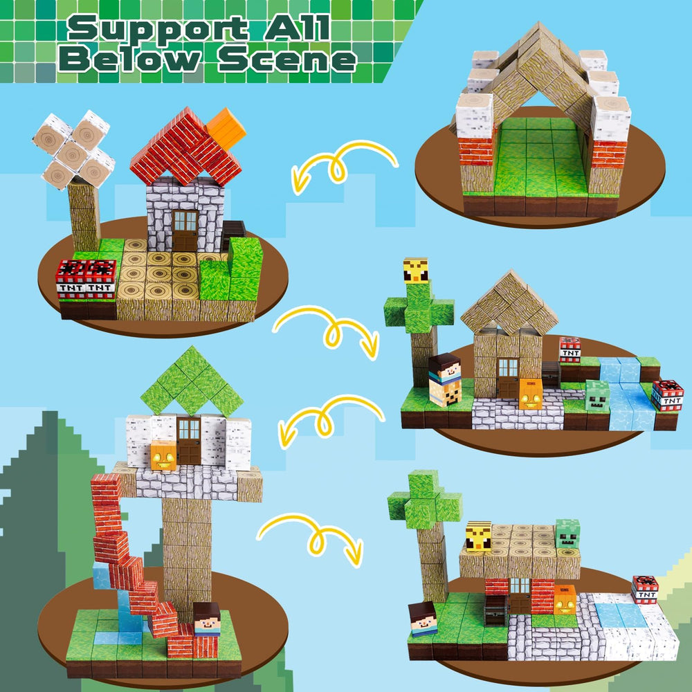 Annexfun idea booklet shows patterns to inspire builds.