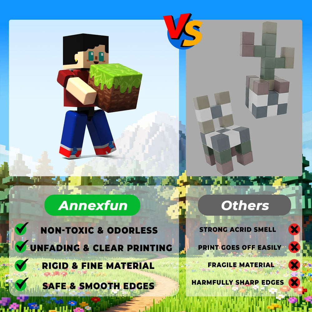 Annexfun idea booklet with patterns guides creative challenges.