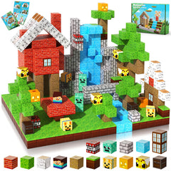 Annexfun magnetic blocks 100pcs cubes for creative building play.