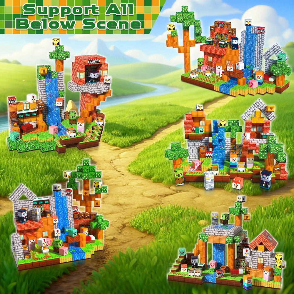 Annexfun blocks with ABS material and rounded edges ensure safe play.