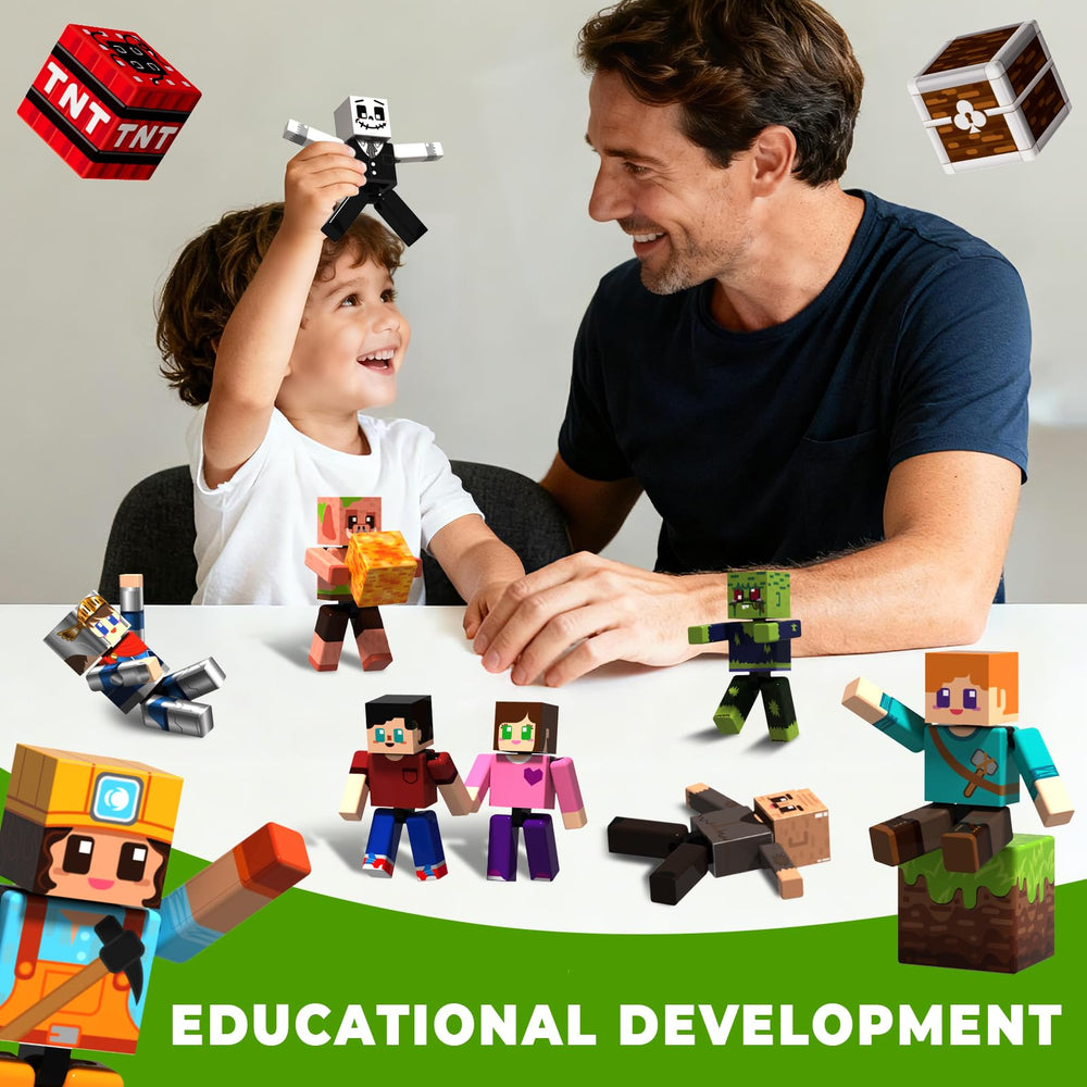 Annexfun STEM building blocks promote motor skills and spatial reasoning.