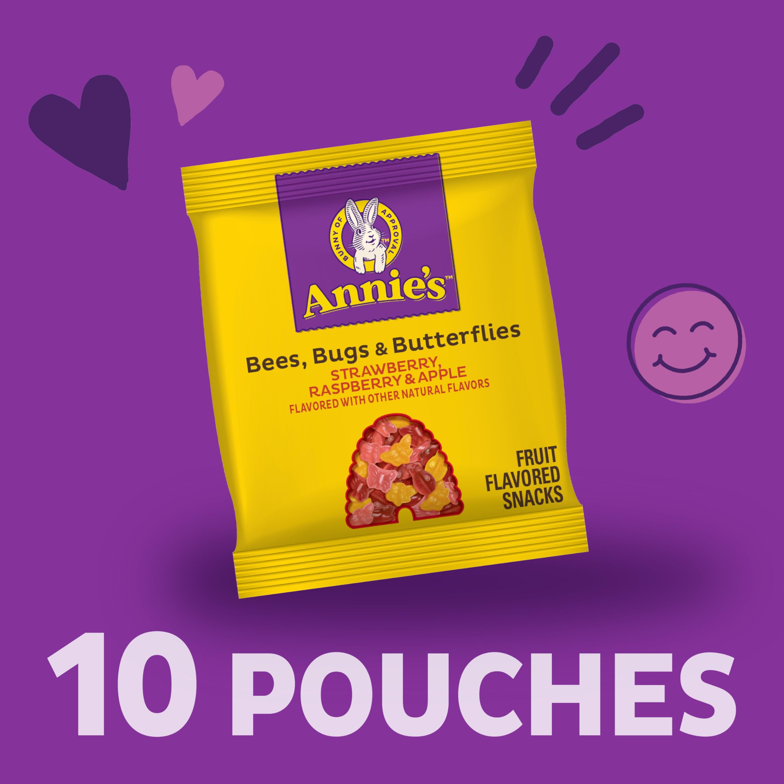 Gluten free Annie's badge and pear juice based snack composition