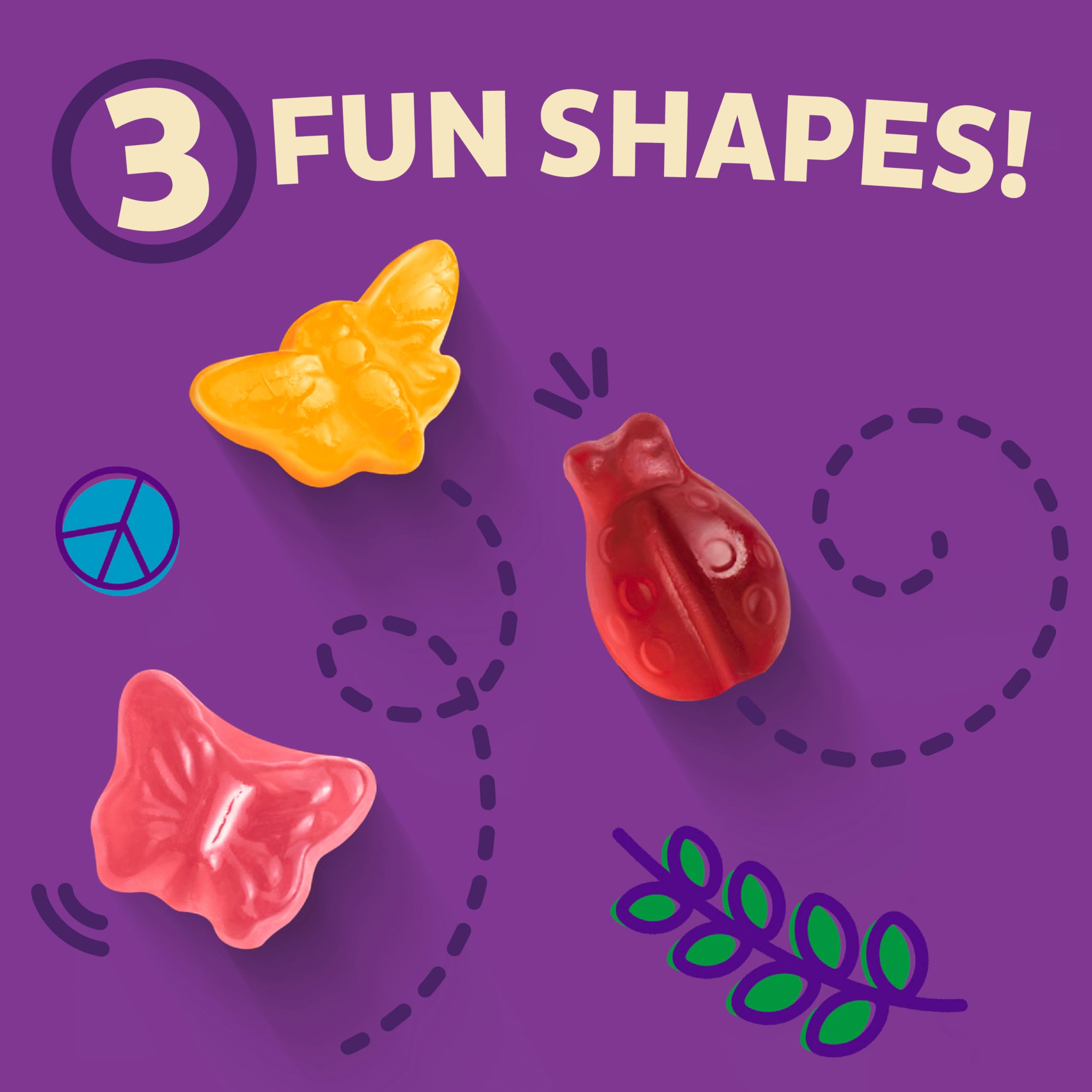 Non GMO certification badge for Annie's fruit flavored snacks