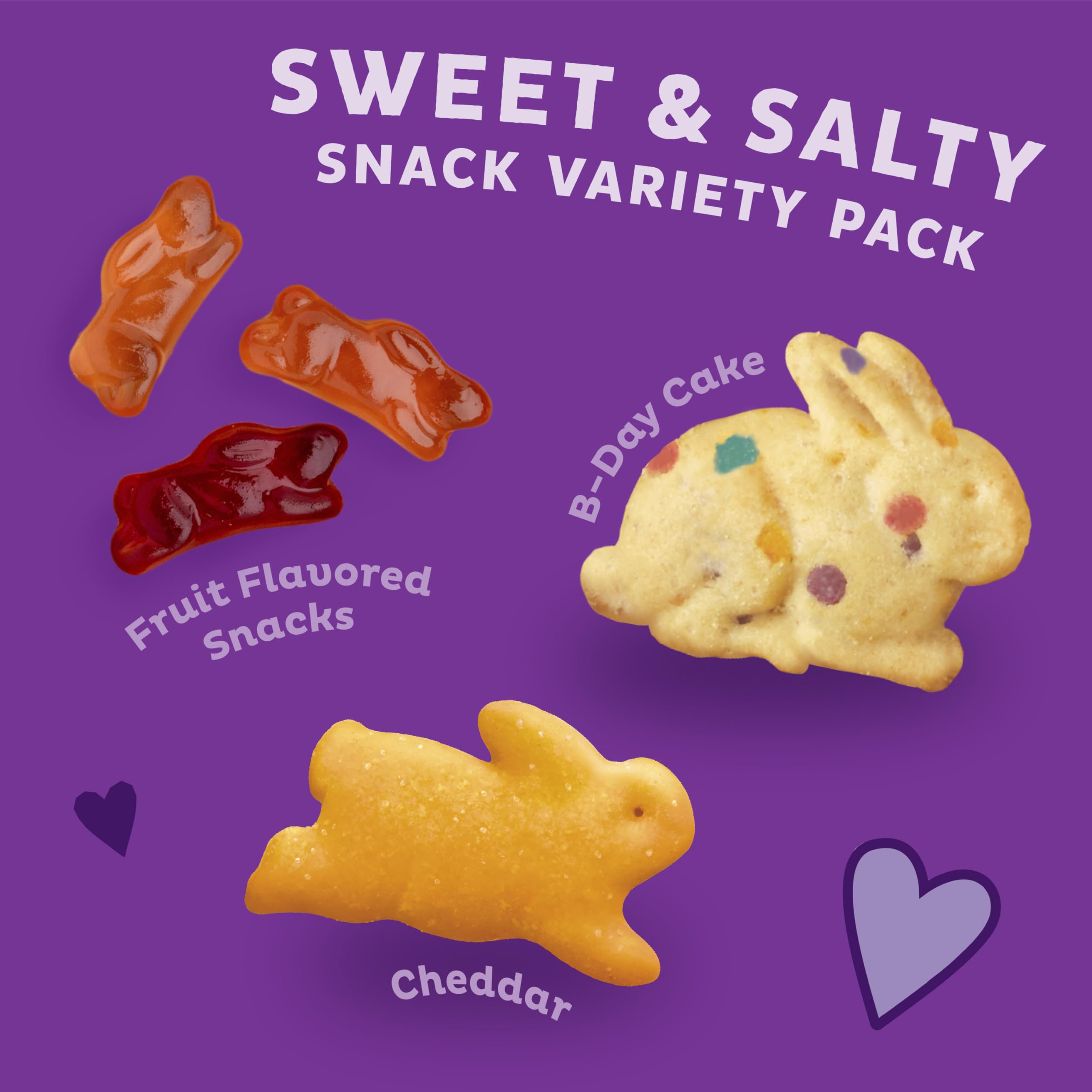 Annie's Bunny Berry Patch Fruit Flavored Snacks close-up for wholesome after-school snack.