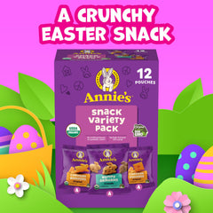 Annie's cheddar bunnies close-up highlights crunchy cheese flavor kids love