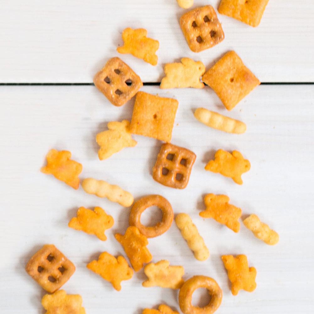 Annie's bunny crackers add playful shapes and kid-friendly texture.