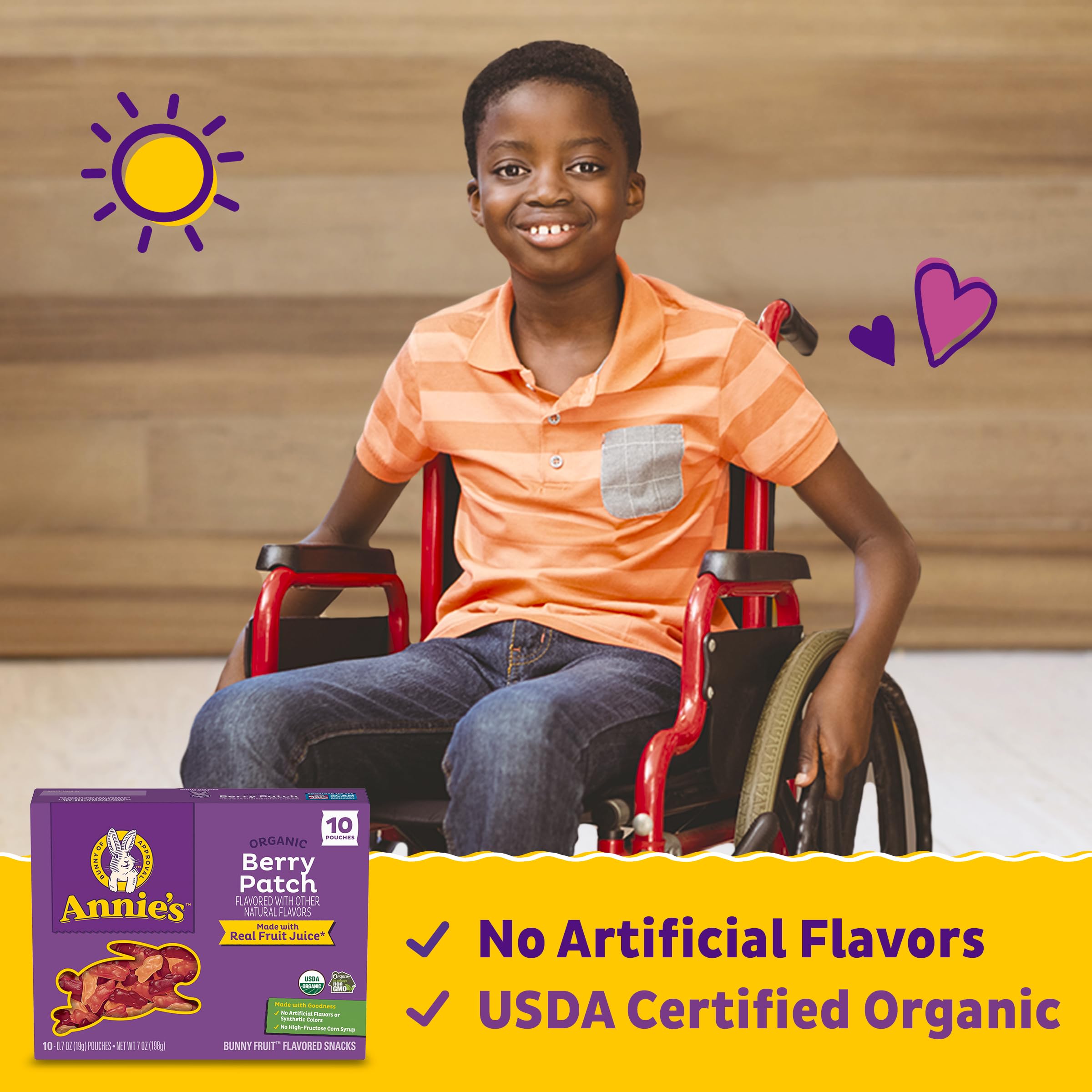 Gluten-free berry gummies from Annie's for gluten-sensitive families