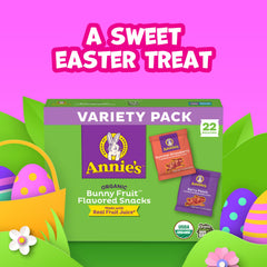 Annie's Homegrown Bunny shapes add playful appeal during snack time