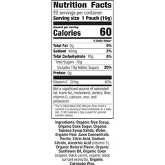 Annie's Berry Patch Bunny gummies in a family pack; real fruit juice.