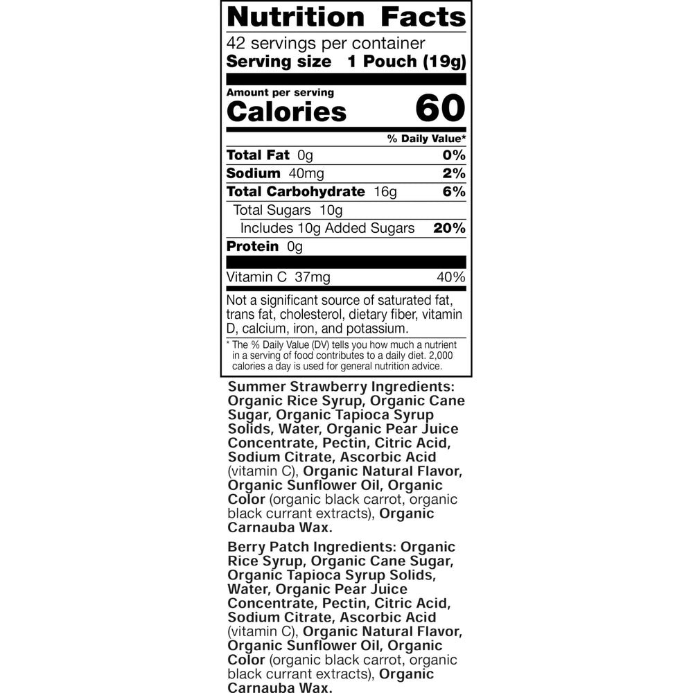 Annie's Organic Bunny Fruit Snacks Berry Patch pouch perfect after-school treat.