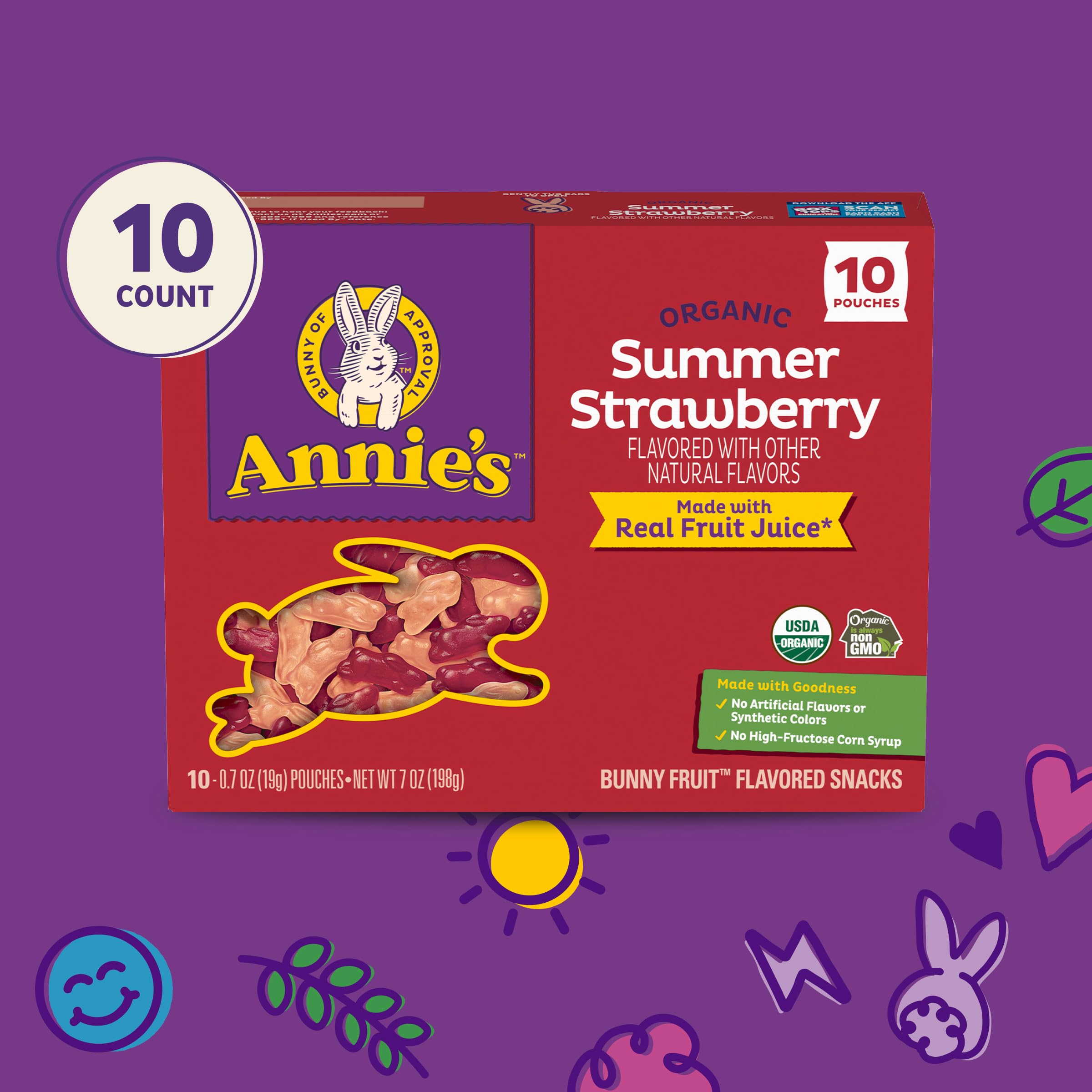 Kids enjoying snacks during sports practice, Annie's strawberry flavor