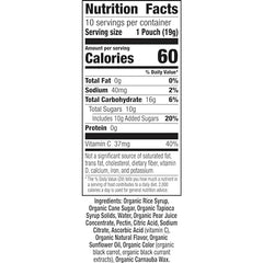 Annie's Organic Bunny Summer Strawberry pouch offers portion-controlled snacking on the go