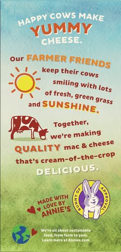 Annie's Organic certification badge underscores trustworthy organic ingredients.
