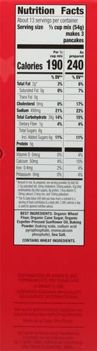 Annie's mix bag emphasizes unbleached wheat flour for wholesome texture