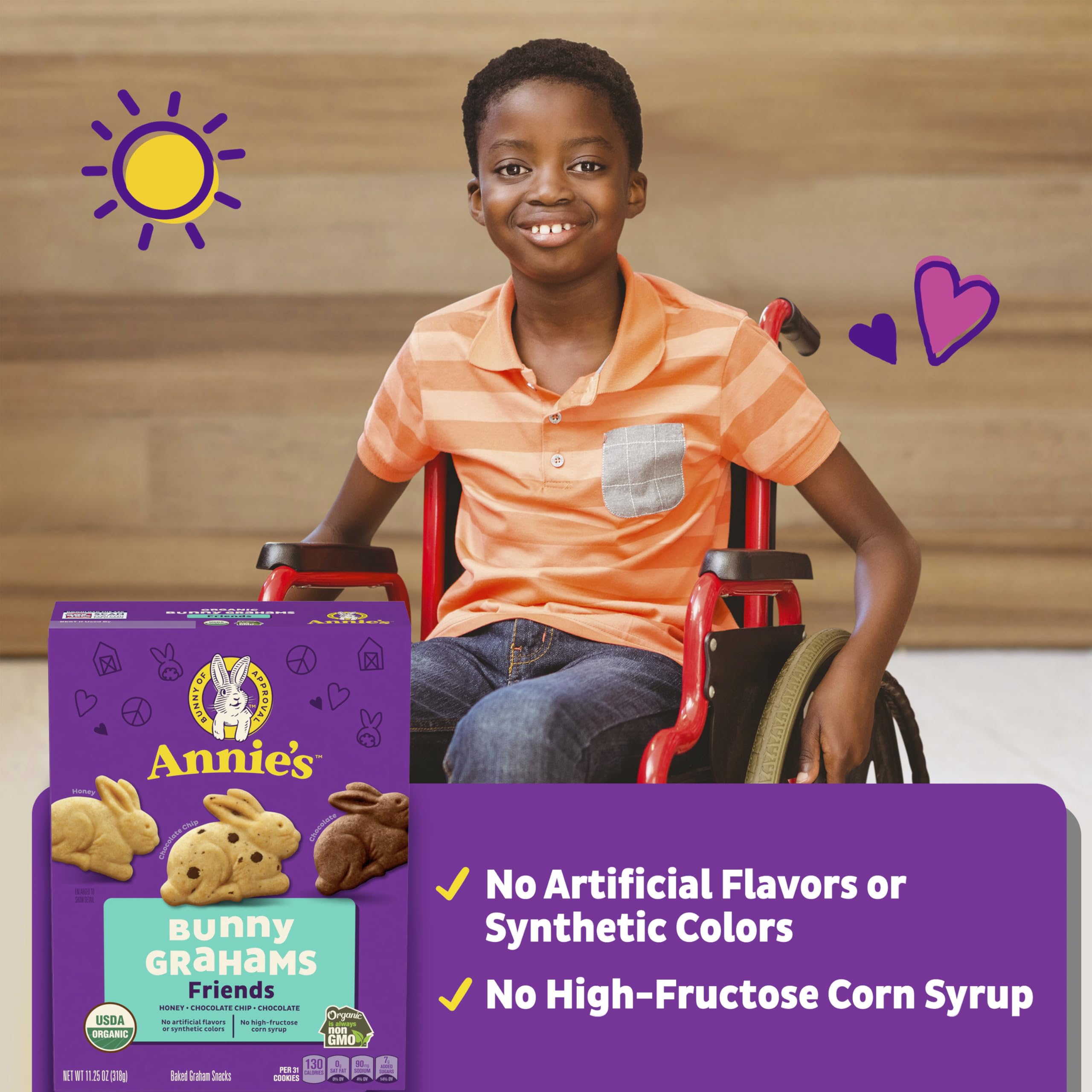Annie's Organic label on the box signals trusted organic ingredients