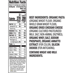 Annie's Organic Grass-Fed Shells raw pasta emphasizes wholesome whole grains.