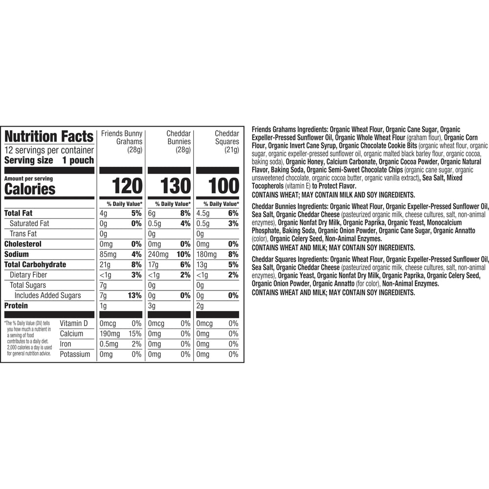 Annie's pack on store display signals trusted organic snacks for families