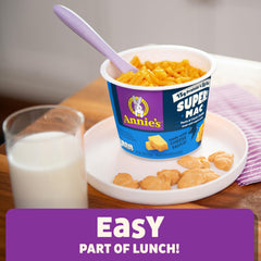 Microwave-ready instruction graphic illustrating a fast, convenient meal.