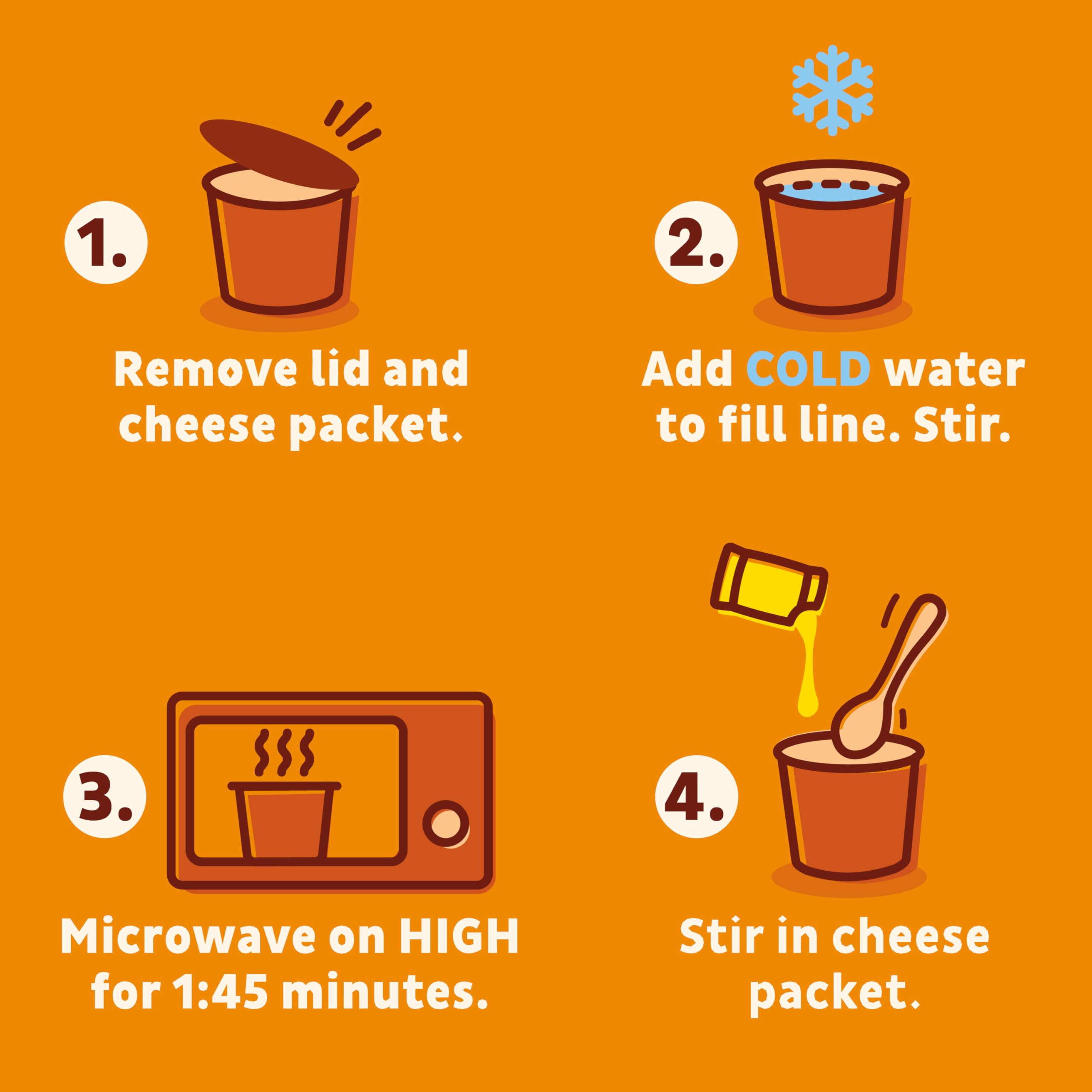 Stir Annie's sauce into macaroni for creamy texture in minutes.